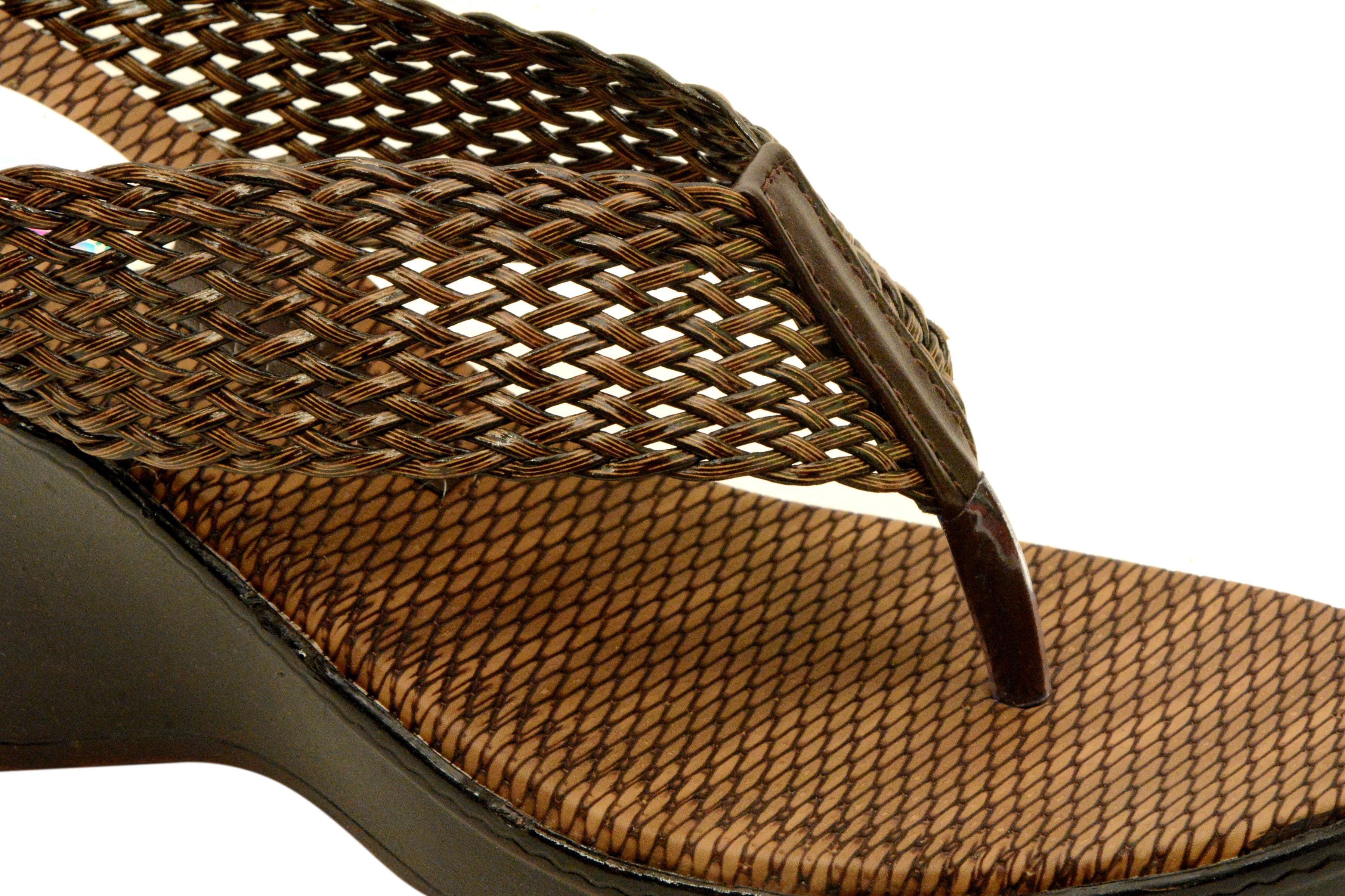 Remson India Brown Medium Women Wedges view 2