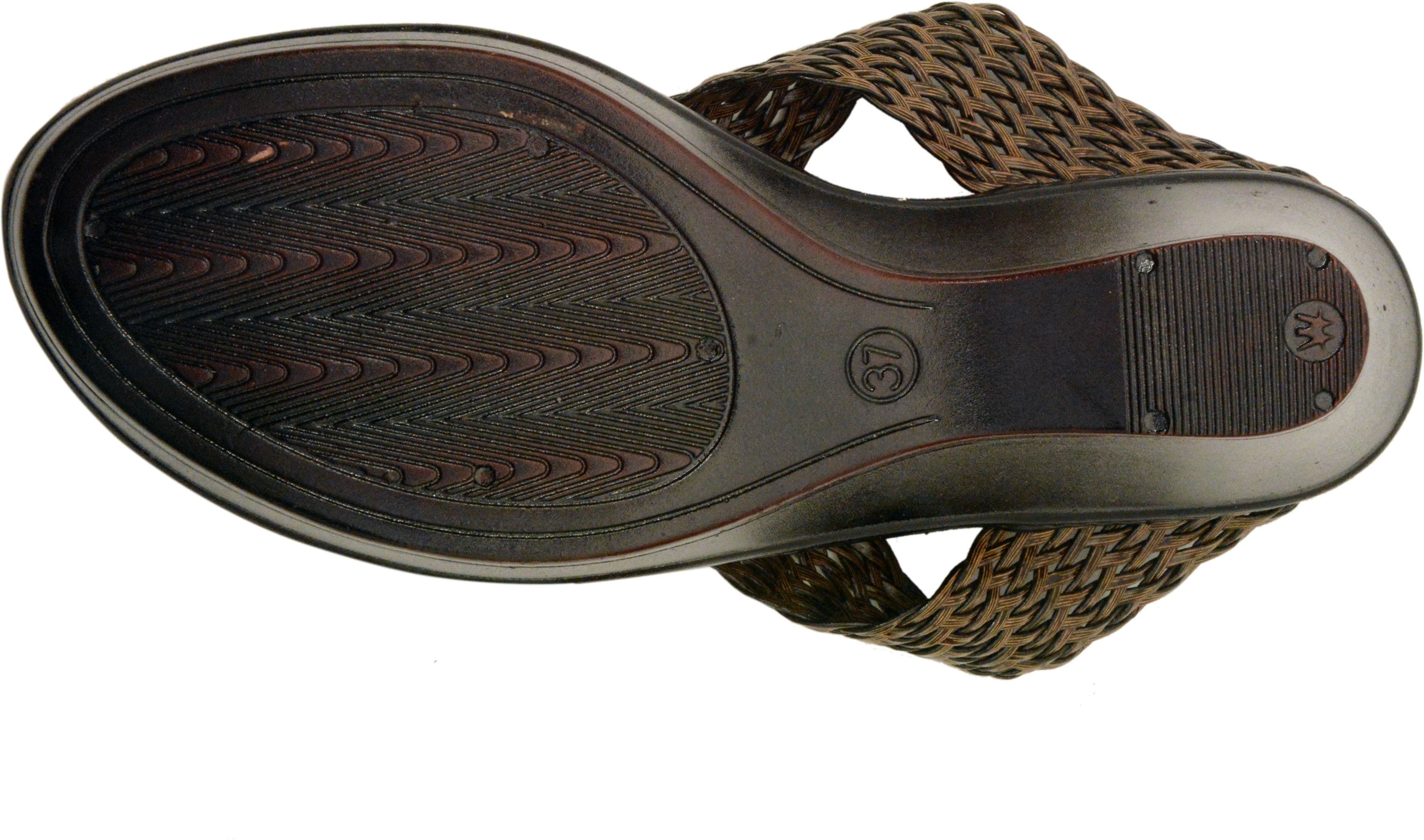 Remson India Brown Medium Women Wedges view 3