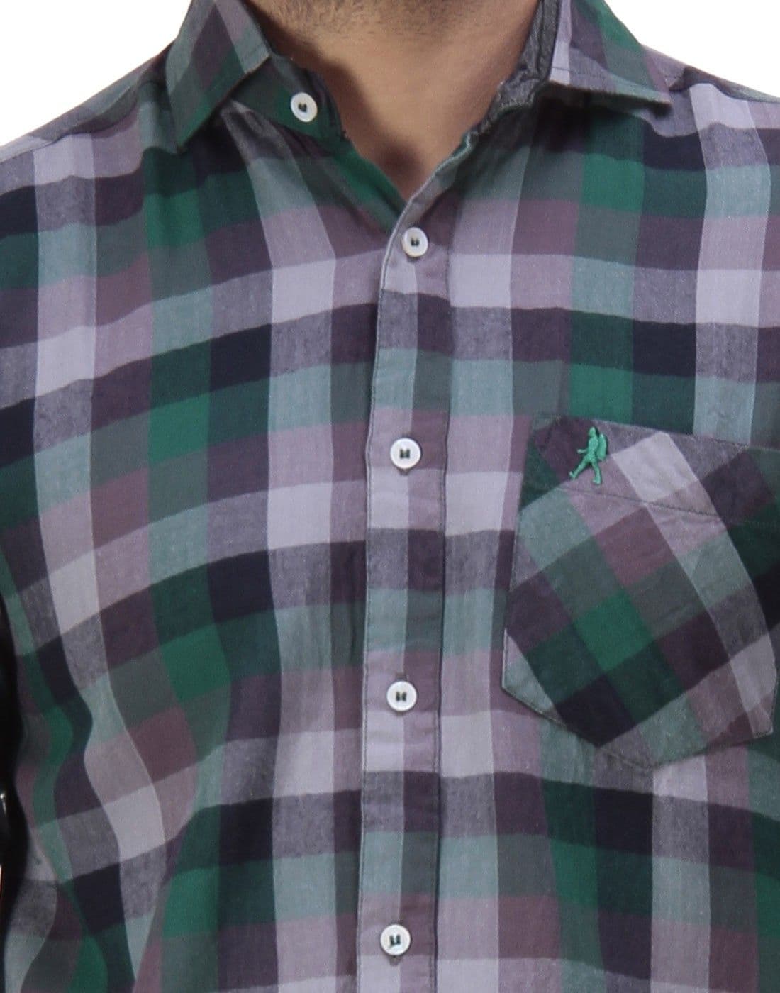 Ebry Men's Checkered Casual Shirt view 5