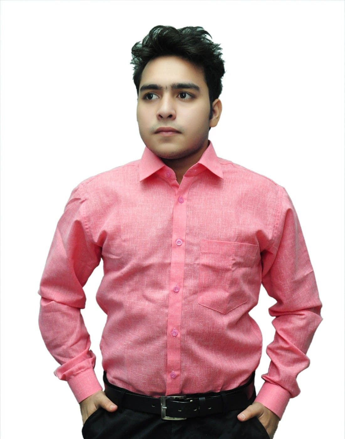 Fashion Tree Men's Solid Formal Shirt view 2