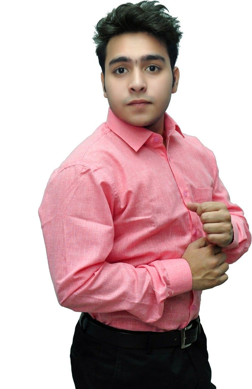 Fashion Tree Men's Solid Formal Shirt view 3