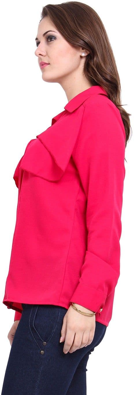 DeDe'S Women's Solid Casual Shirt view 2