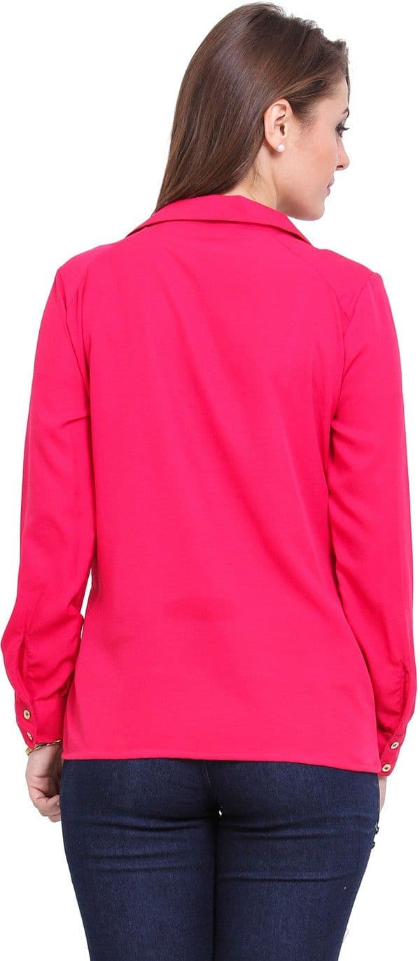 DeDe'S Women's Solid Casual Shirt view 3