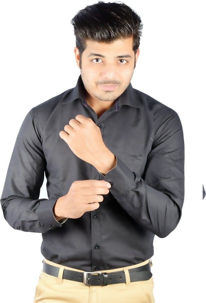 Stylenara Men's Solid Casual Shirt view 2