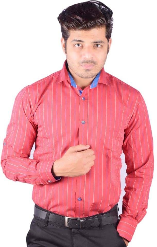 Stylenara Men's Solid Casual Shirt view 2