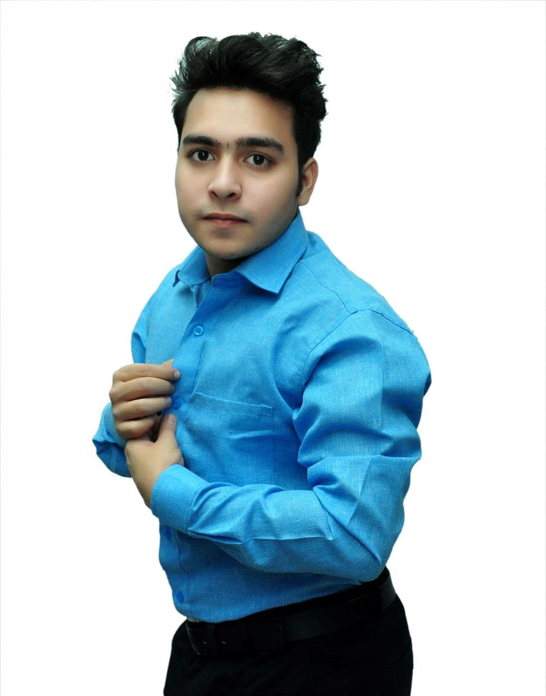 Fashion Tree Men's Solid Formal Shirt view 4