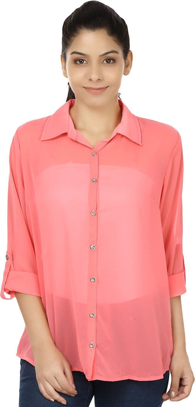 Shoppers Look Women's Solid Casual Shirt view 2
