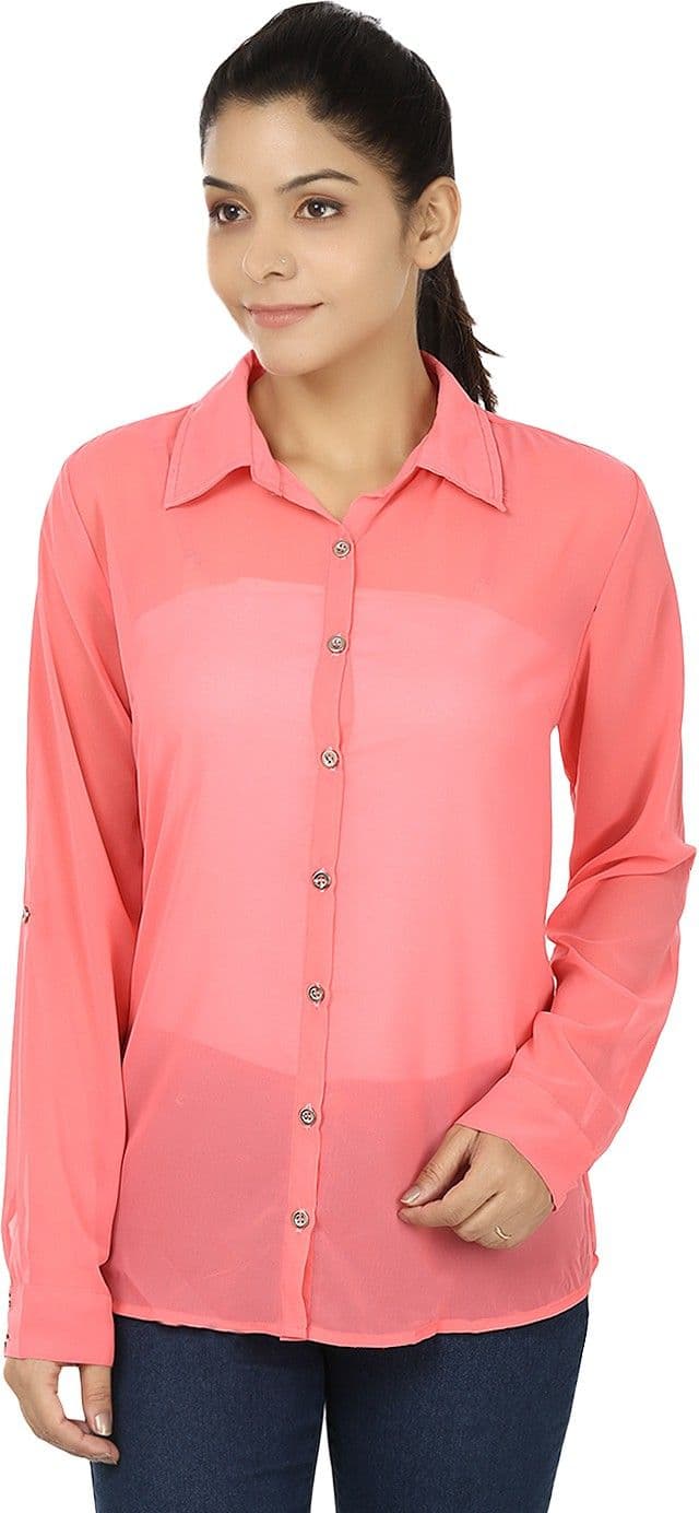 Shoppers Look Women's Solid Casual Shirt view 3