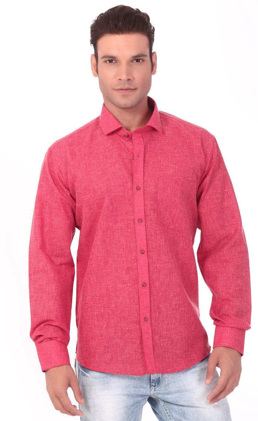 Baaamboos Men's Solid Formal Shirt