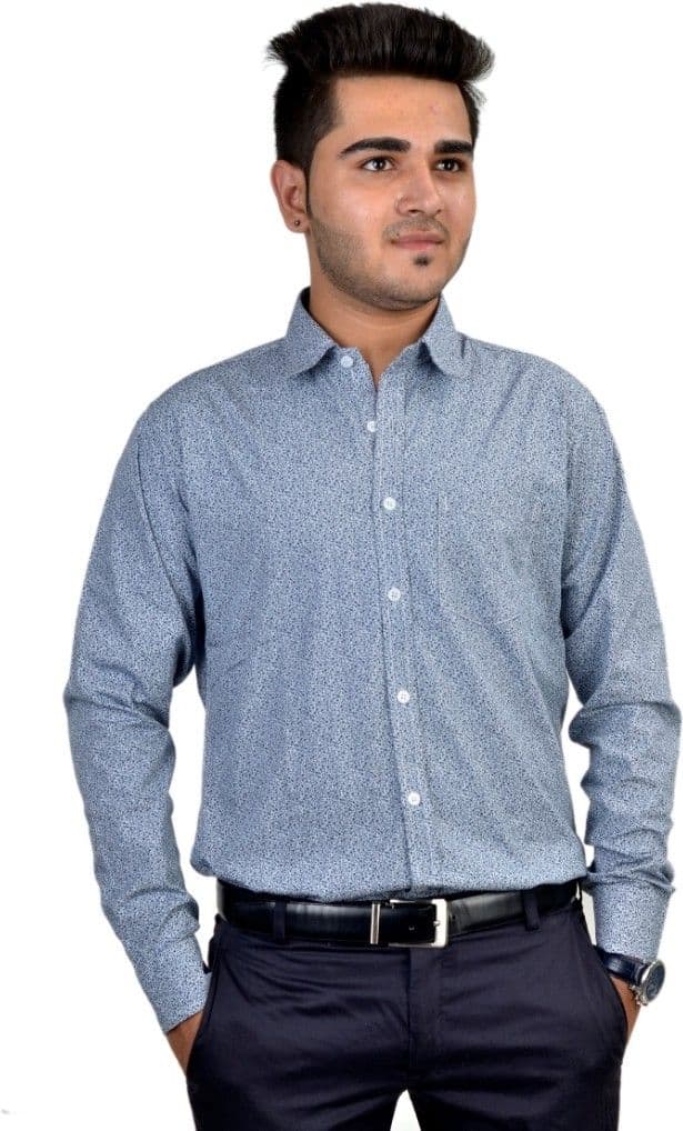 Revine Men's Printed Casual Shirt