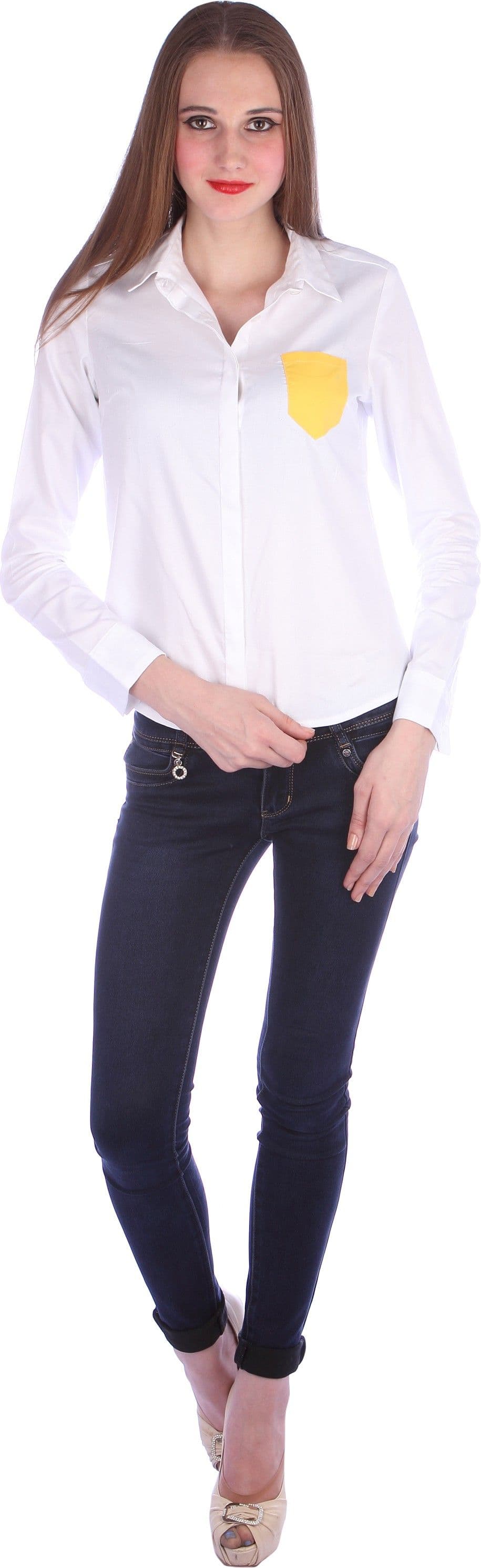 Qbee Women's Solid Casual Shirt view 2