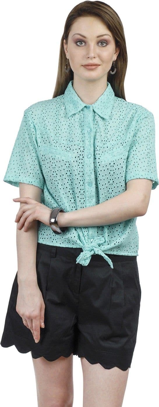 Anasazi Women's Solid Casual Shirt view 2