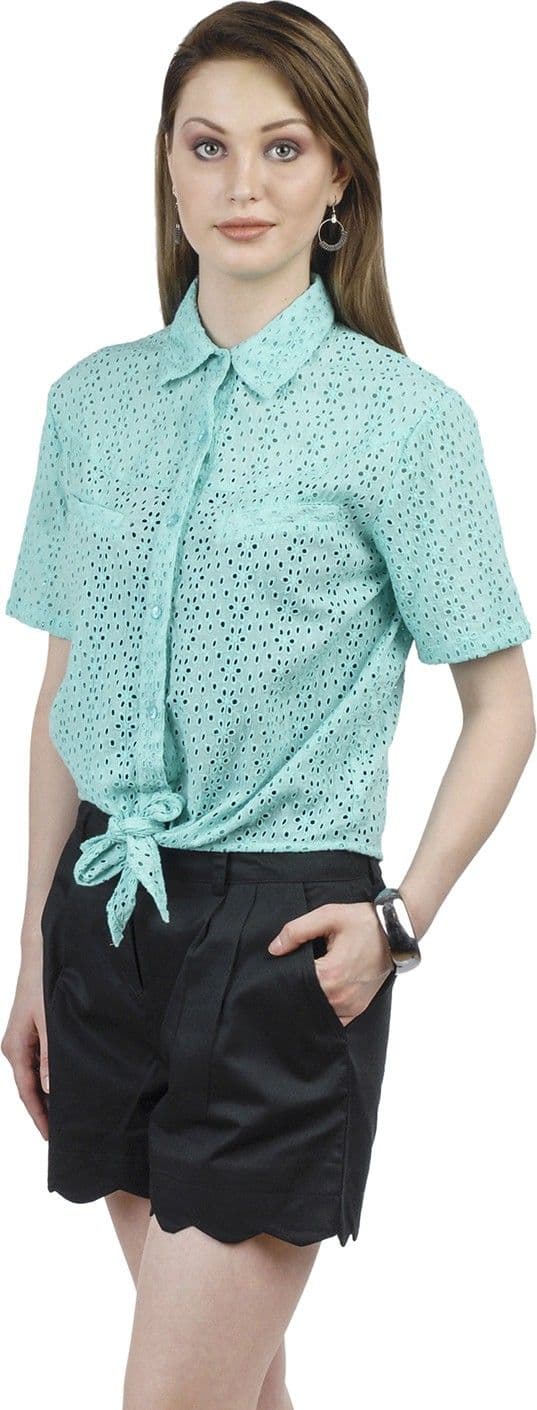 Anasazi Women's Solid Casual Shirt view 3