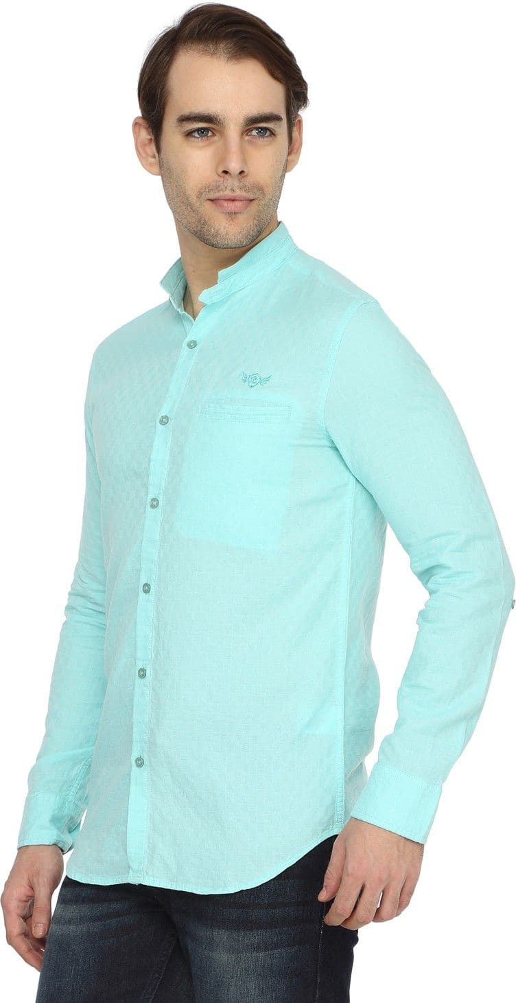 Parron Men's Solid Casual Shirt view 4