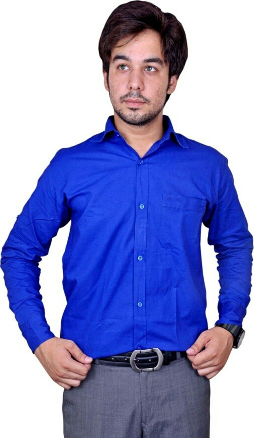 Lee Mark Men's Solid Formal Shirt