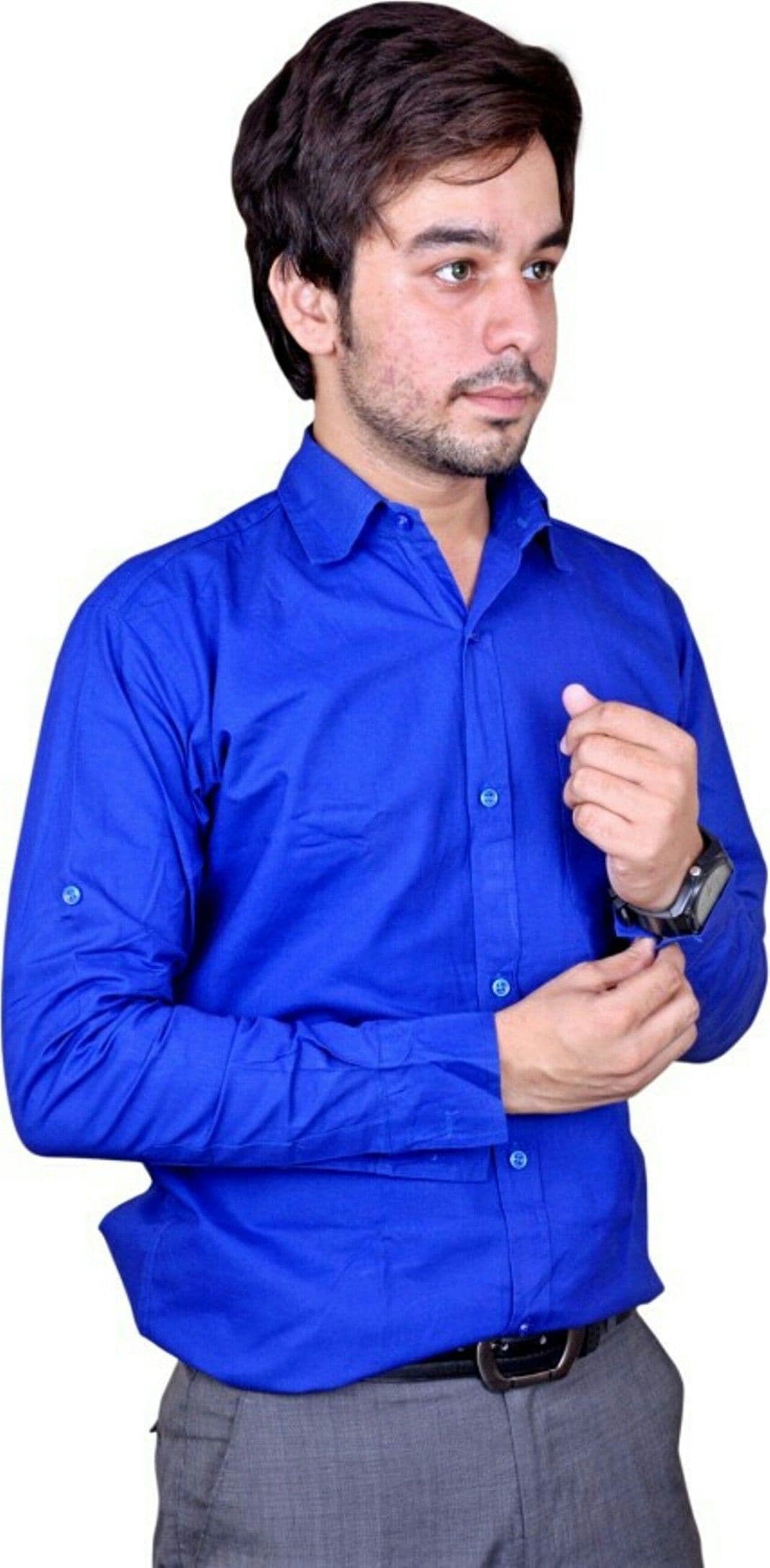Lee Mark Men's Solid Formal Shirt view 5