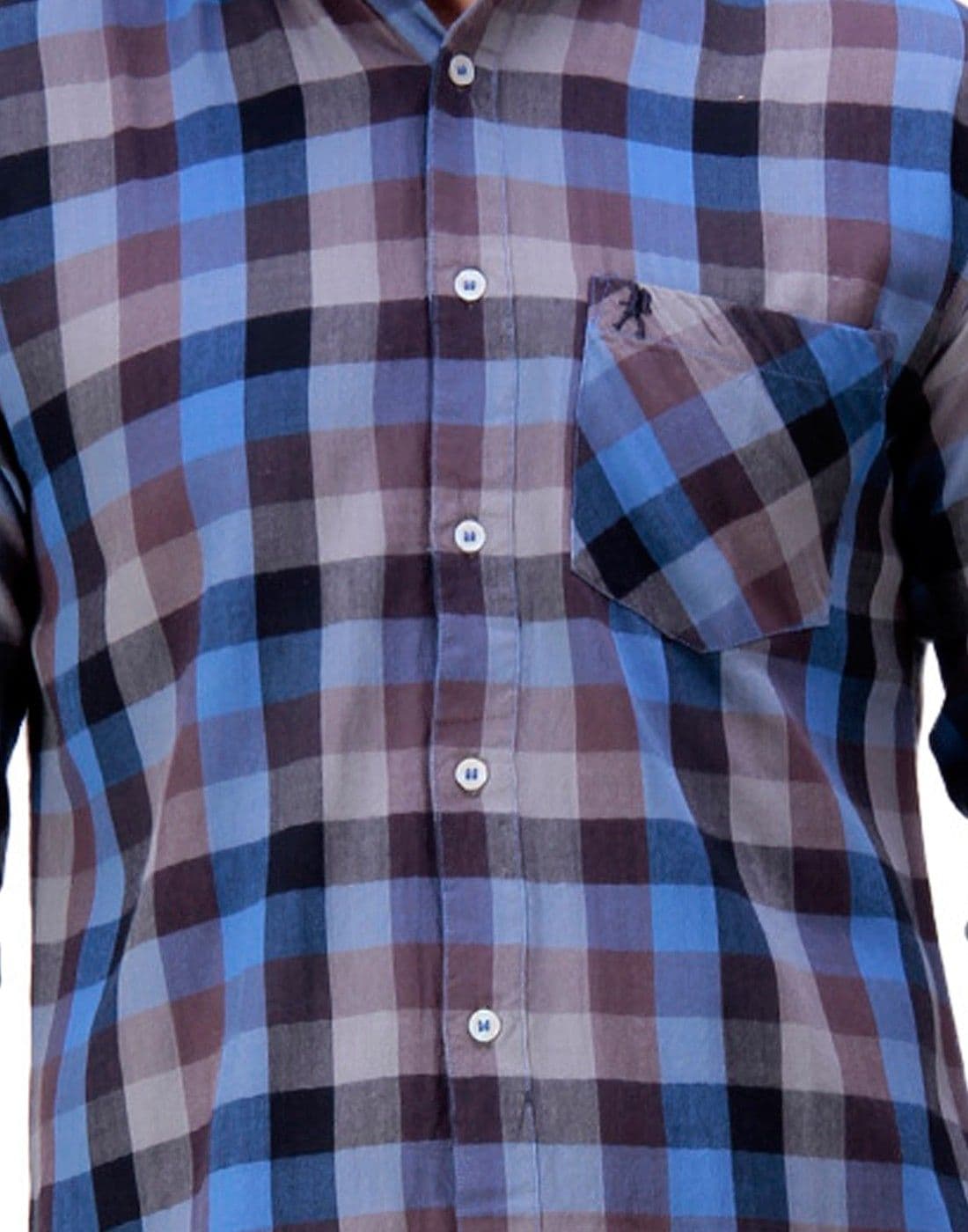 Ebry Men's Checkered Casual Shirt view 4