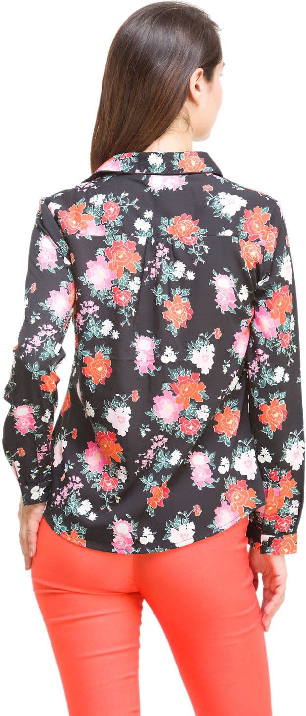 Oxolloxo Women's Printed Casual Shirt view 4