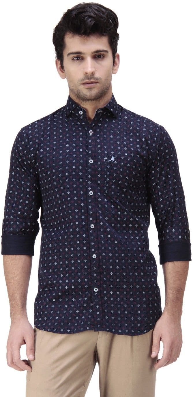 Ebry Men's Printed Casual Shirt view 2