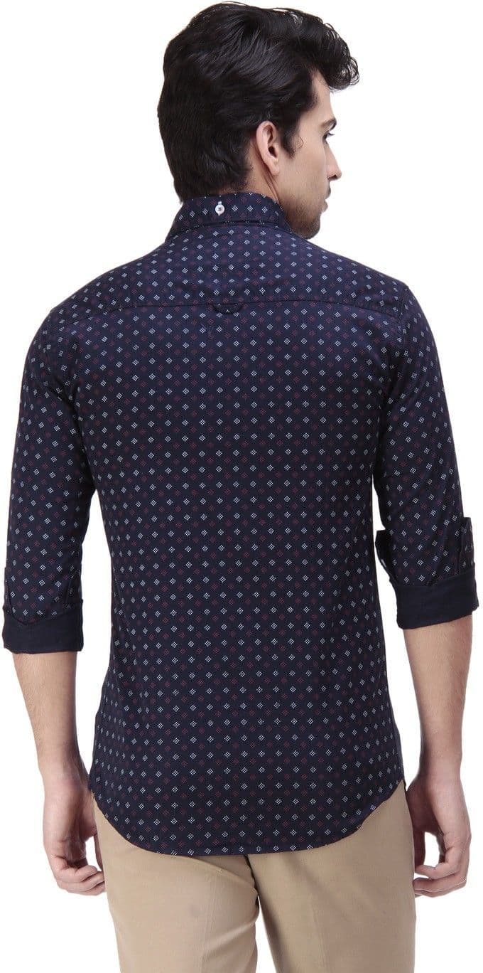 Ebry Men's Printed Casual Shirt view 4