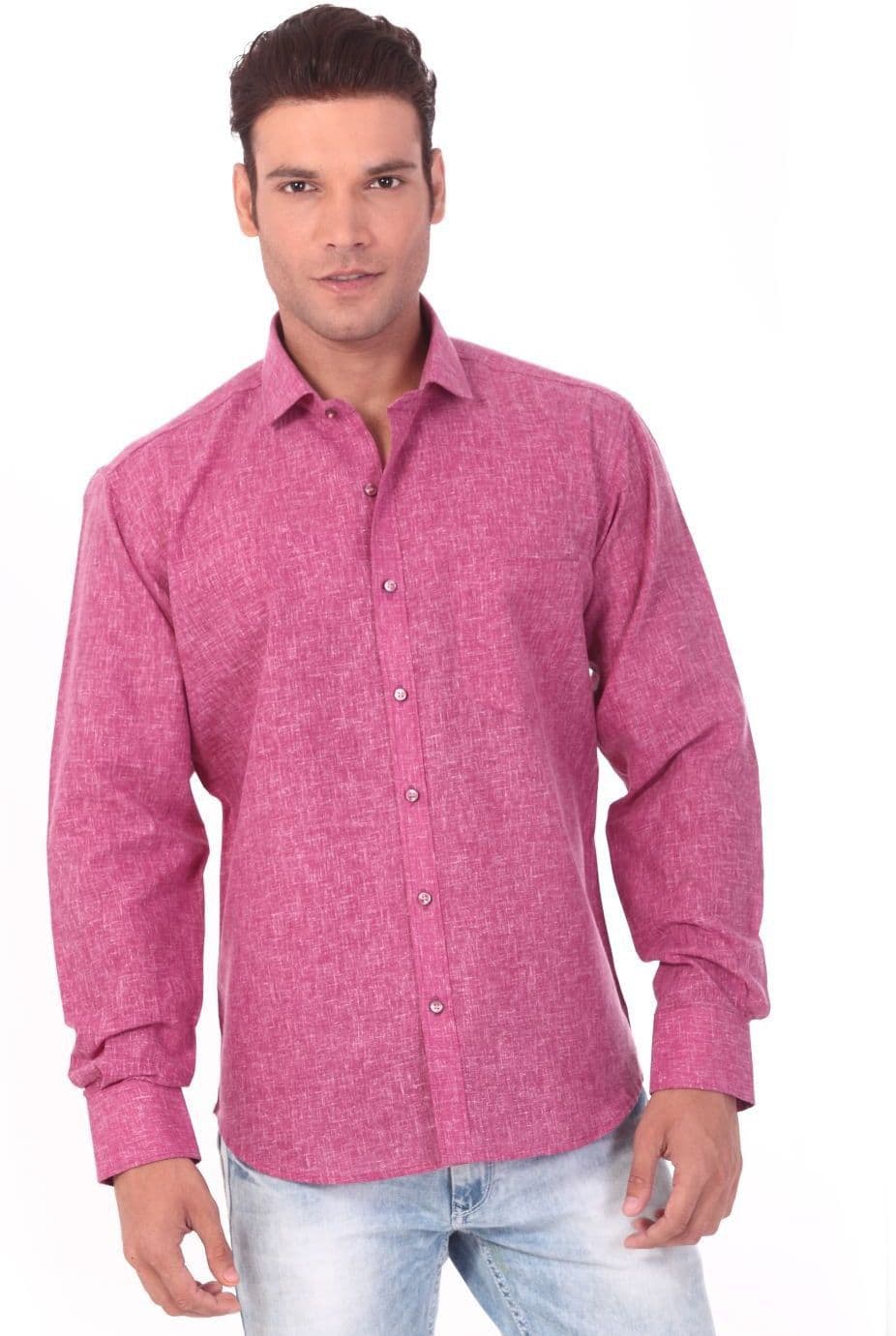 Baaamboos Men's Solid Formal Shirt