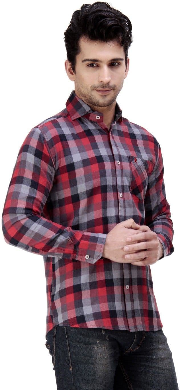 Ebry Men's Checkered Casual Shirt view 2