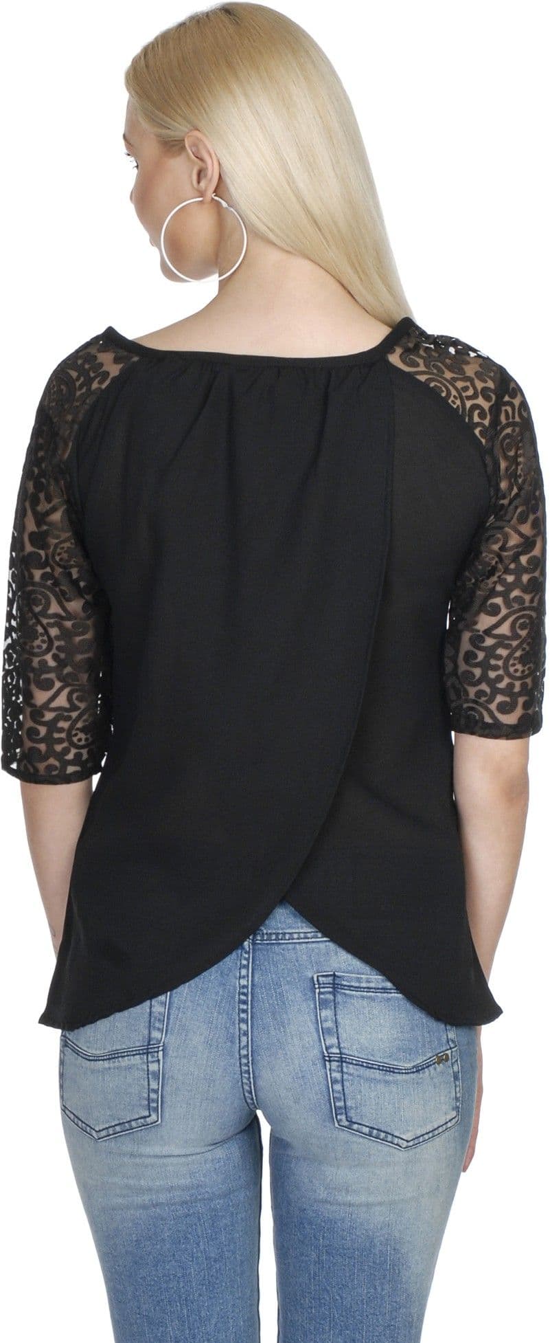 Aussehen Women's Solid Casual Shirt view 3