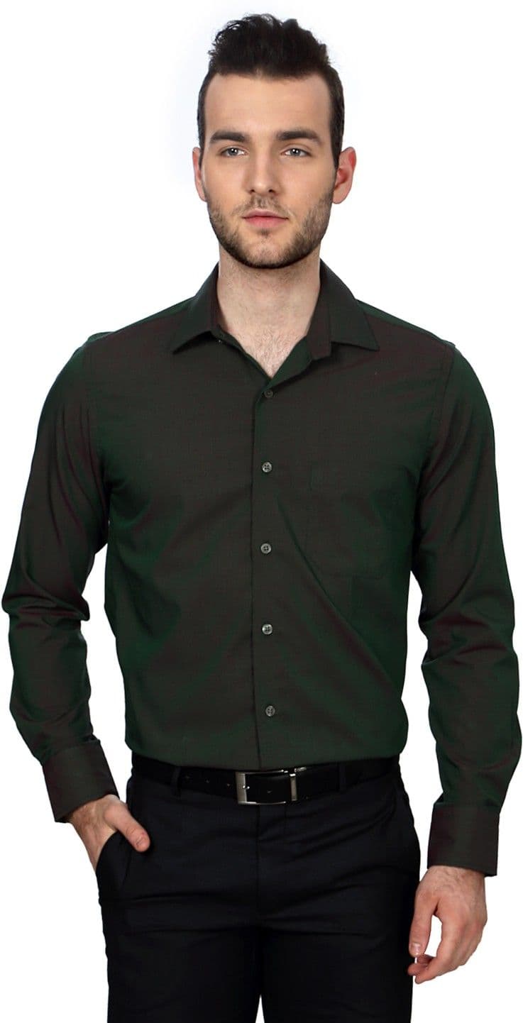 Peter England Men's Solid Formal Shirt