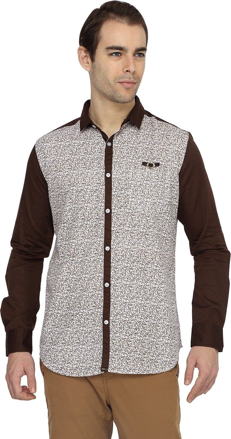 Parron Men's Printed Casual Shirt