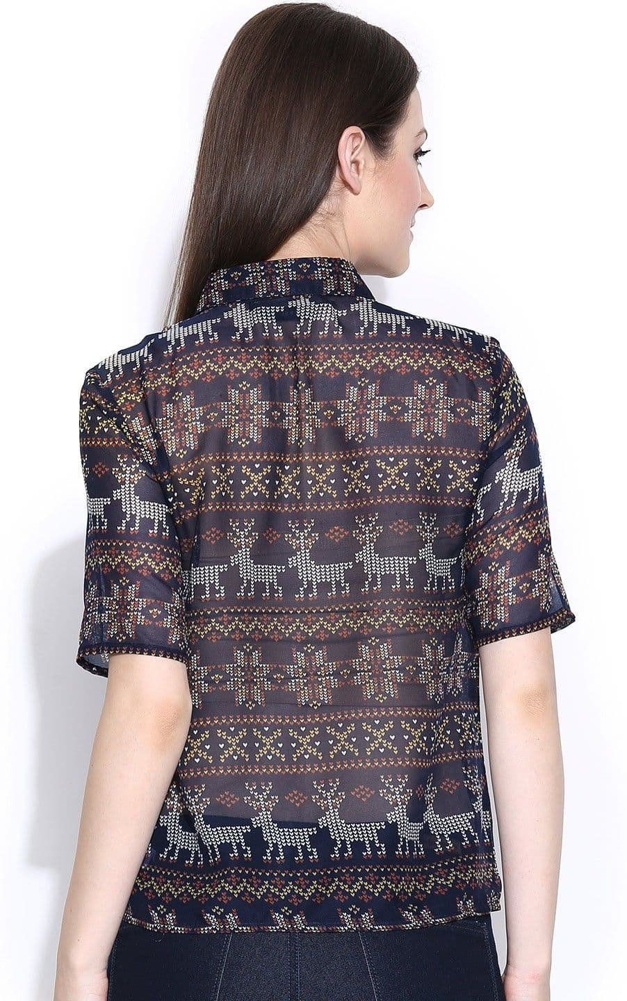 Anasazi Women's Printed Casual Shirt view 5