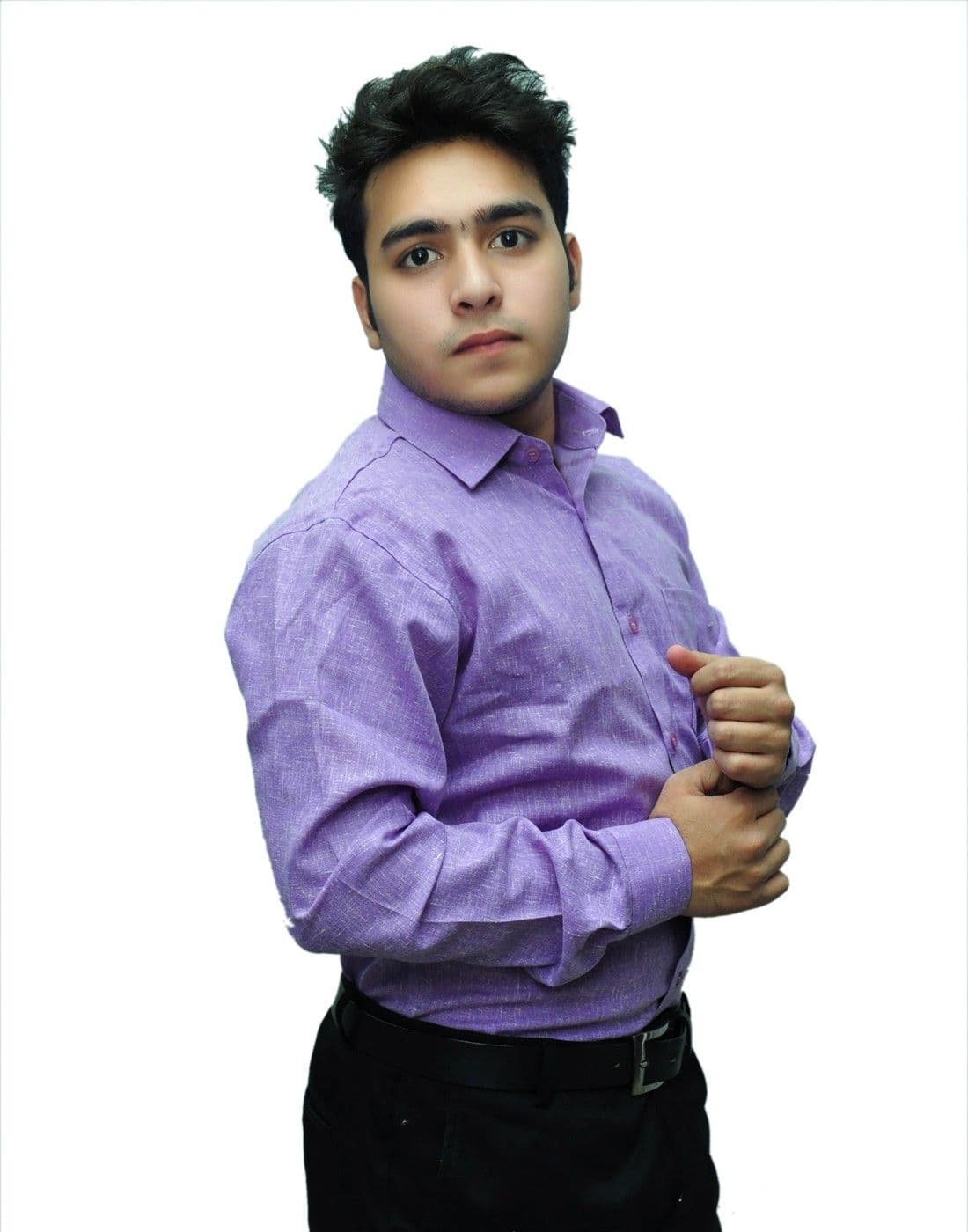 Fashion Tree Men's Solid Formal Shirt view 3