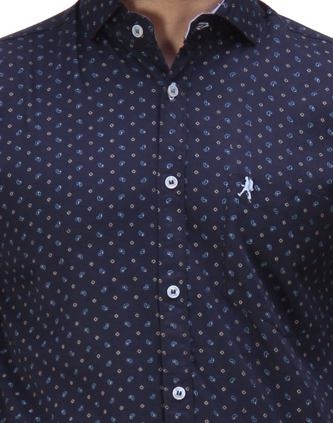 Ebry Men's Printed Casual Shirt view 5
