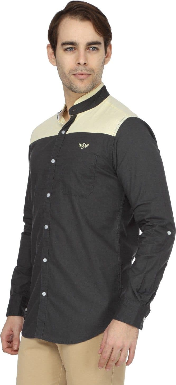 Parron Men's Solid Casual Shirt view 3