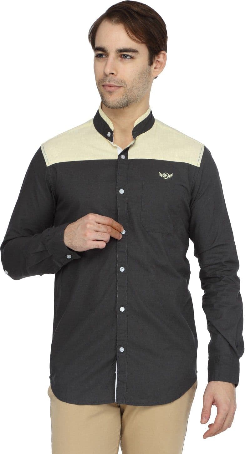 Parron Men's Solid Casual Shirt