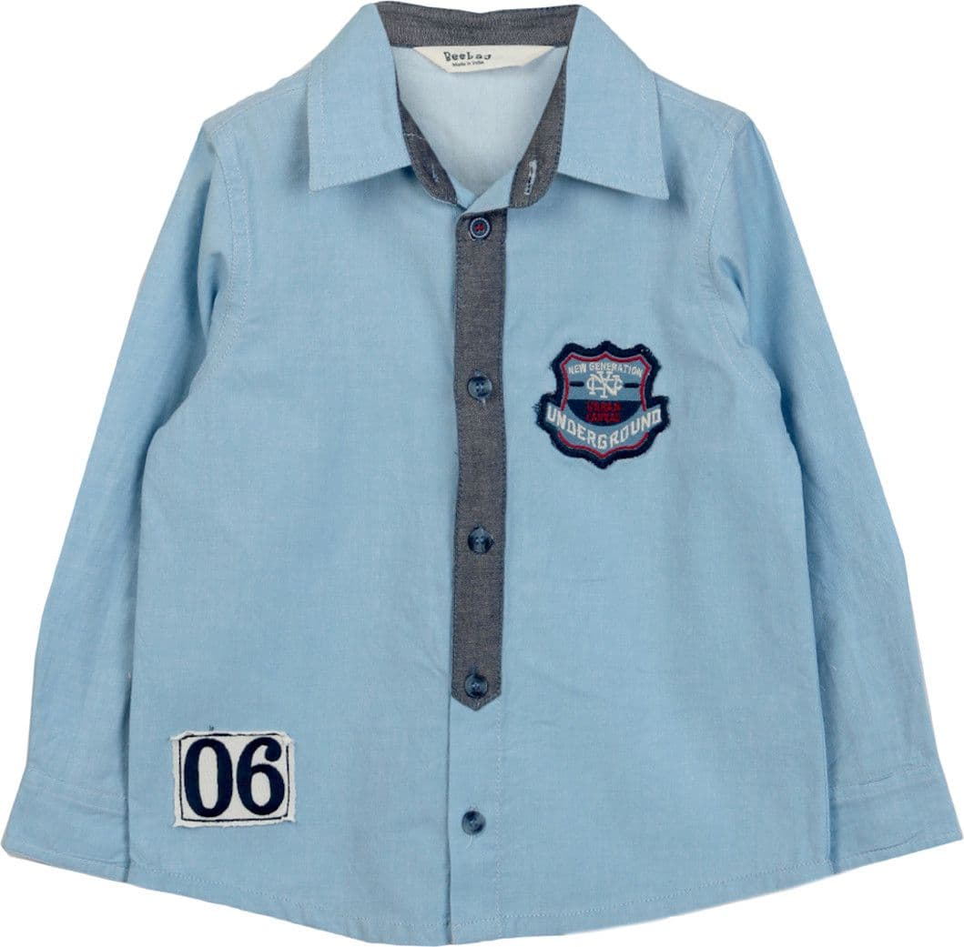 Beebay Baby Boy's Solid Casual Shirt view 2