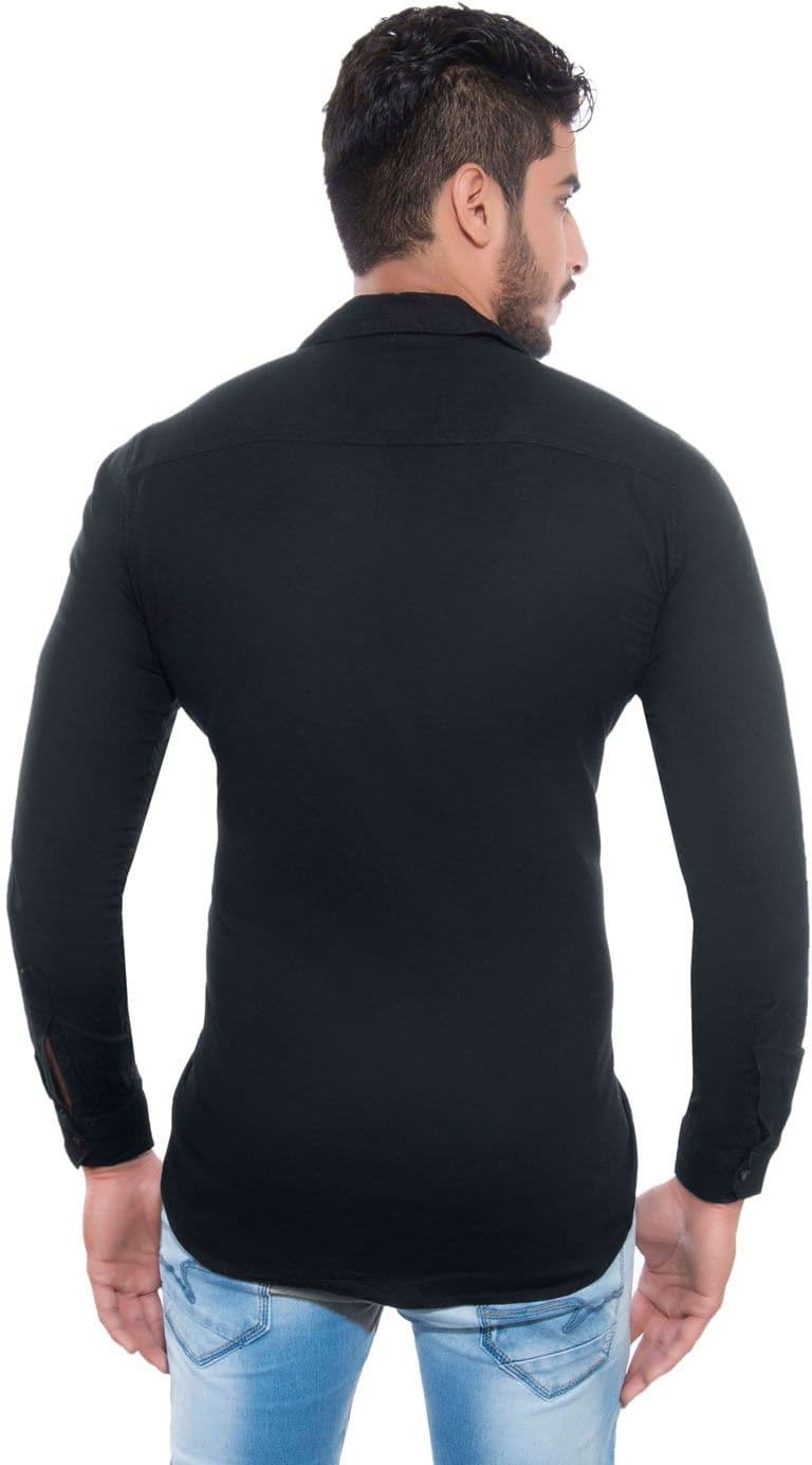 Goodkarma Men's Self Design Casual Shirt view 4