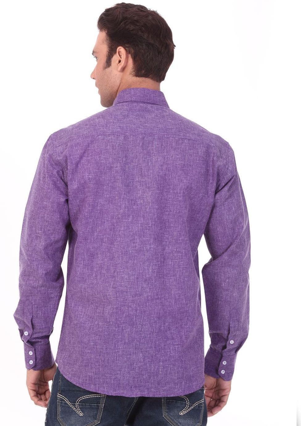 Baaamboos Men's Solid Formal Shirt view 2