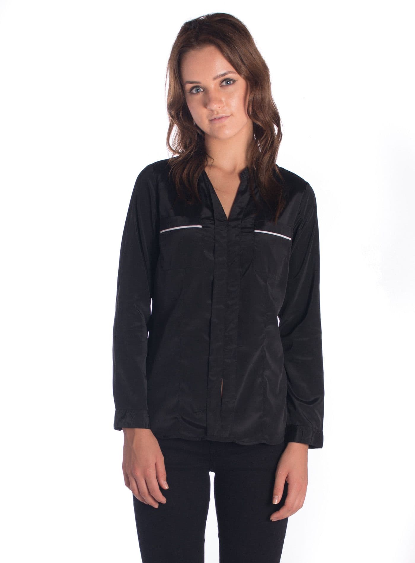 Miss Rich Women's Solid Casual Shirt view 2