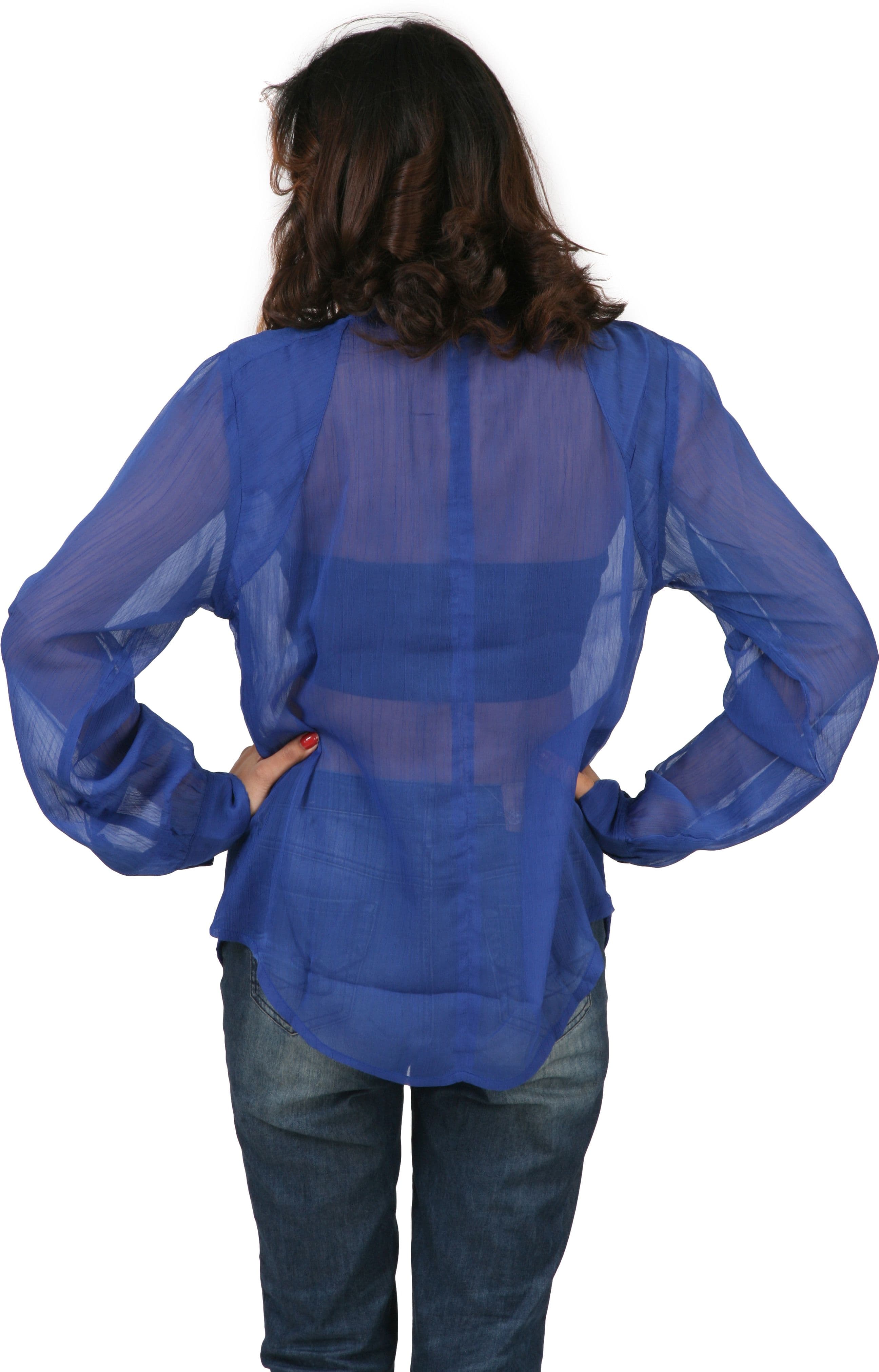Hypernation Women's Solid Casual, Party Shirt view 4