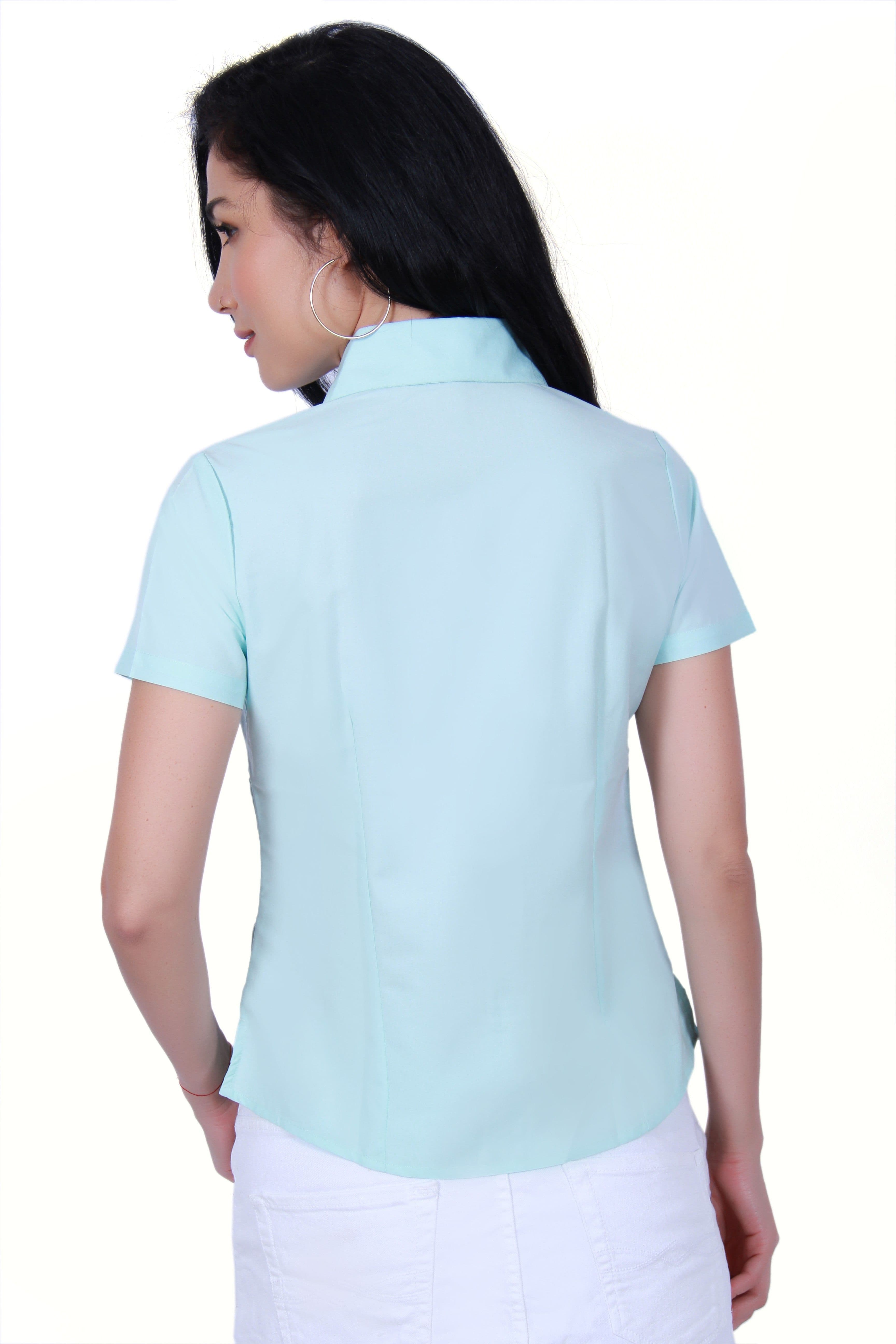 Blute Women's Solid Casual Shirt view 4