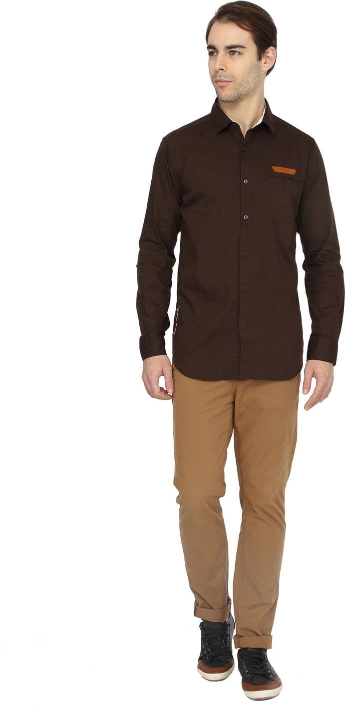 Parron Men's Solid Casual Shirt view 6