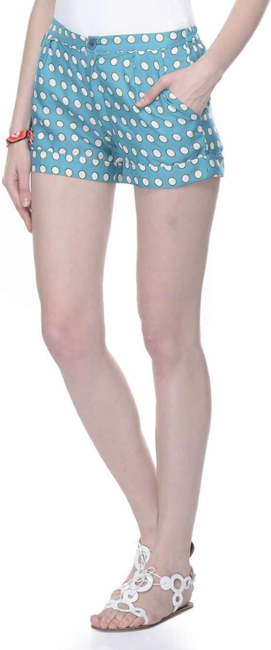 Lavennder Printed Women's Basic Shorts view 3