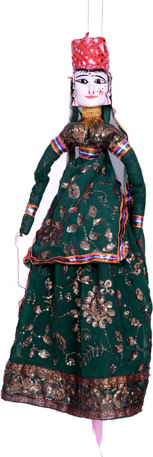Ona'S Rajasthani Puppet Showpiece  -  30 cm