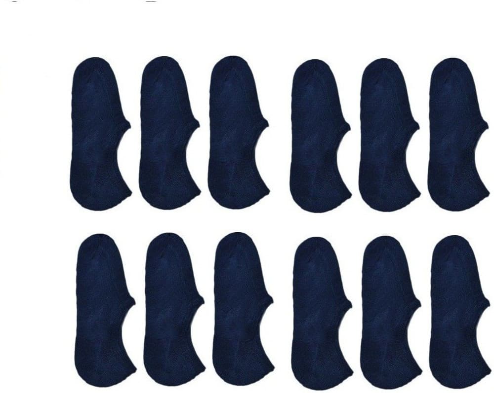 DOUBLE HORSE Men's Solid No Show Socks