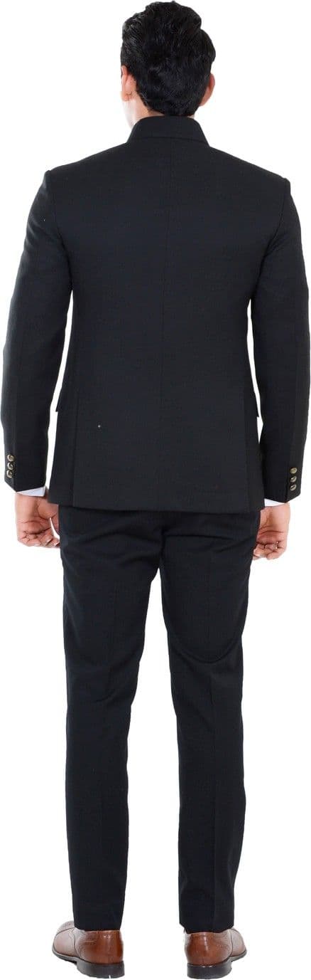 Hangrr Premium Single Breasted Solid Men's Suit view 5