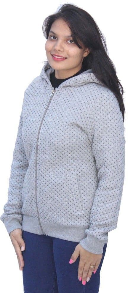 Romano Full Sleeve Solid Women's Sweatshirt view 3