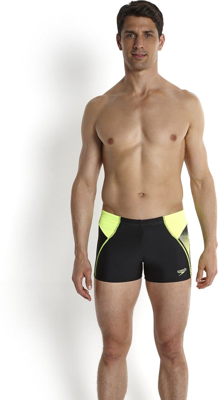 Speedo Logo Panel Aquashort Graphic Print Men's view 2