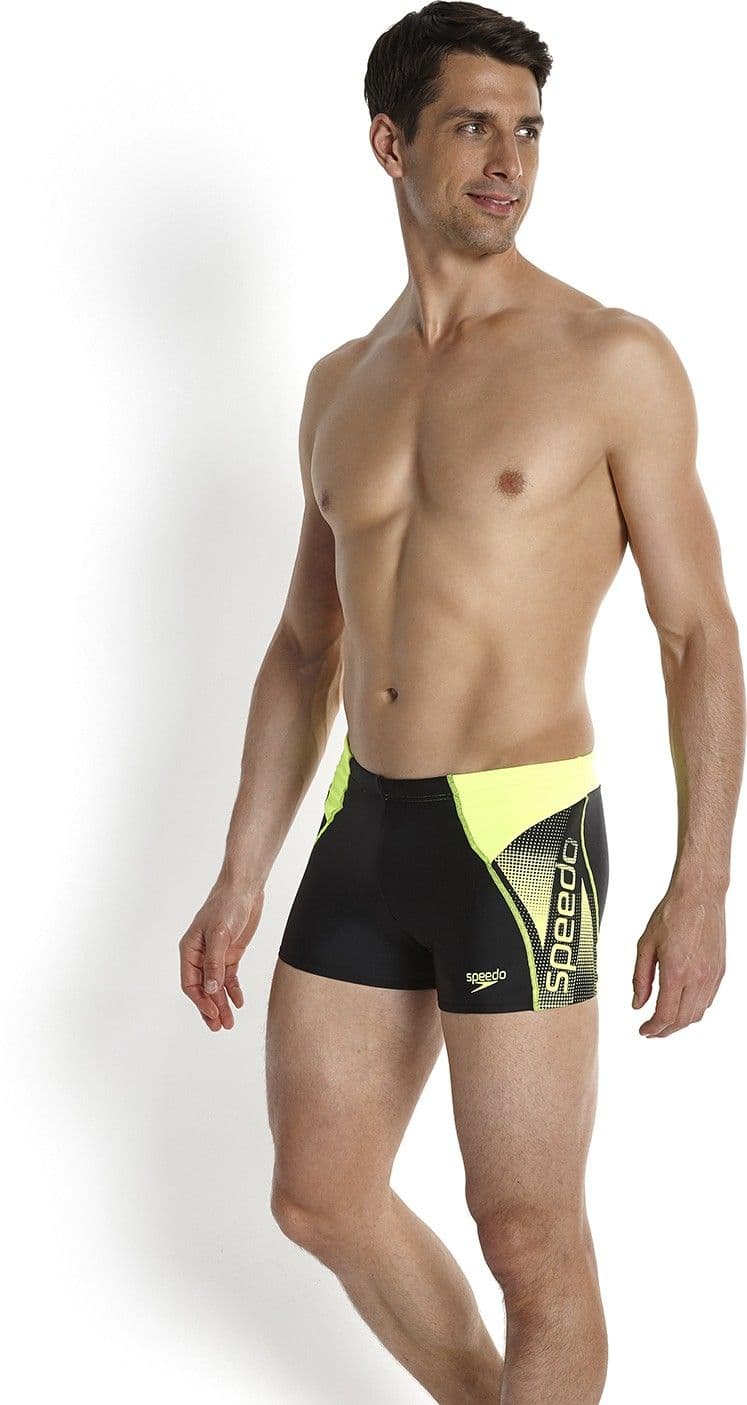 Speedo Logo Panel Aquashort Graphic Print Men's view 3