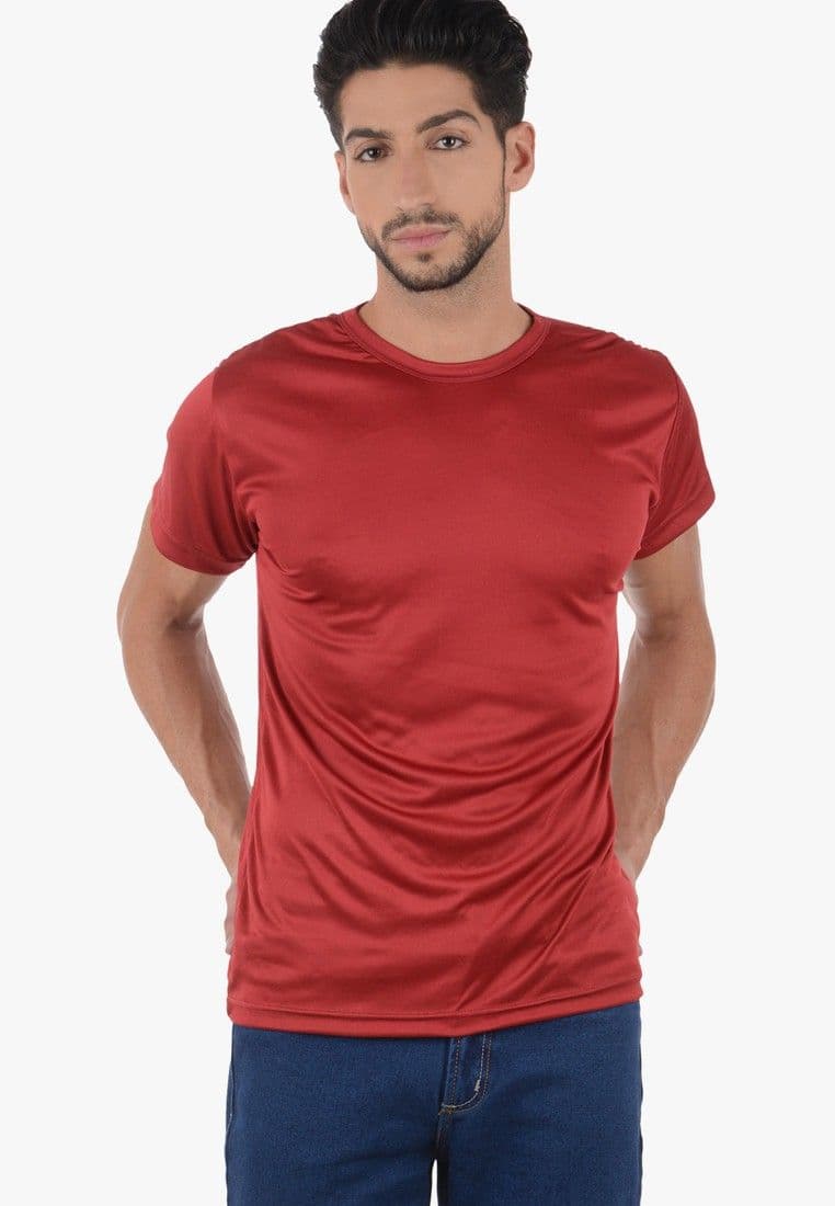 Posh 7 Solid Men's Round Neck T-Shirt view 2
