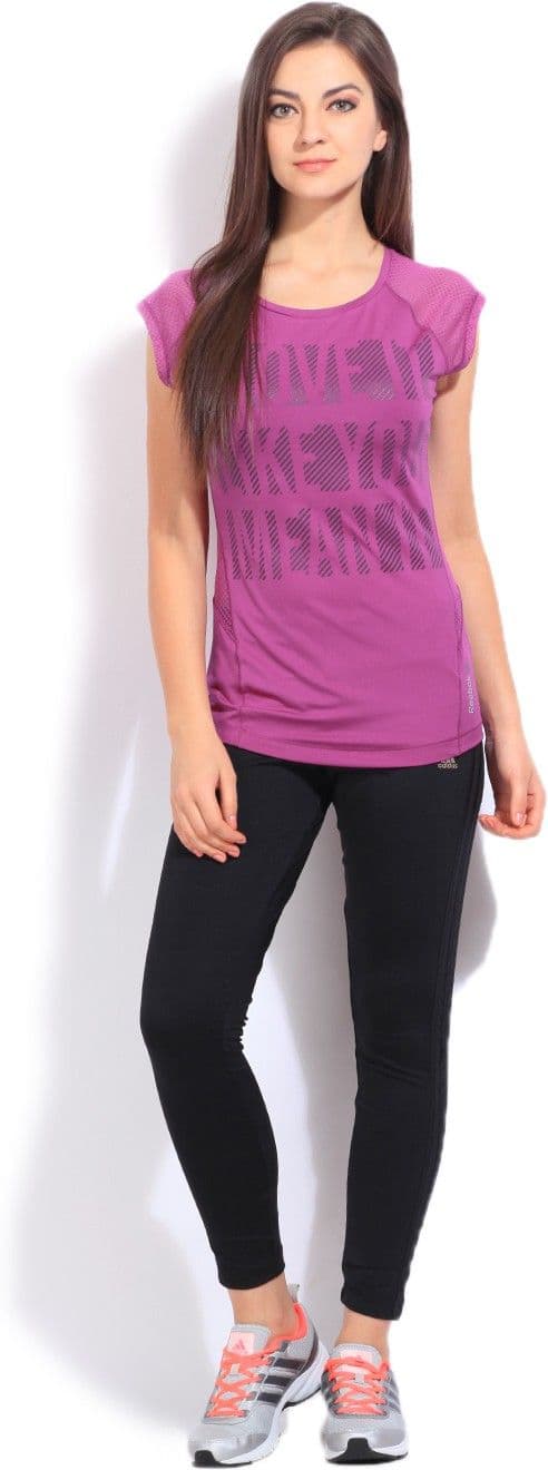 Reebok Printed Women's Round Neck T-Shirt view 5
